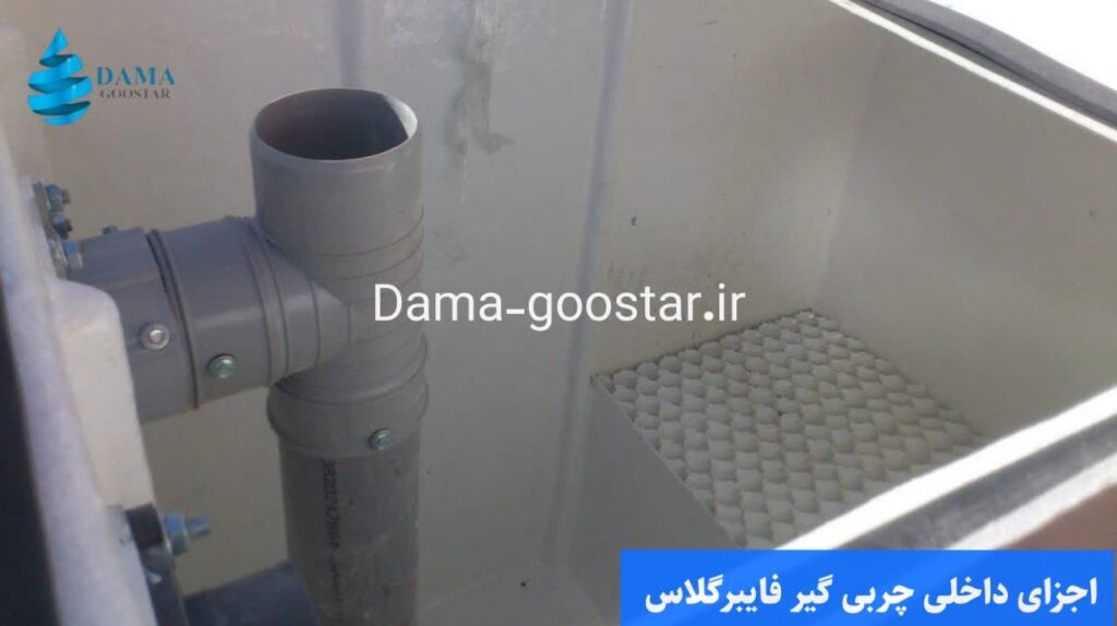 اجزای داخلی دستگاه چربی گیر 